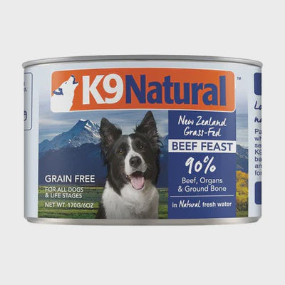 K9 Natural Can Beef Feast 170g