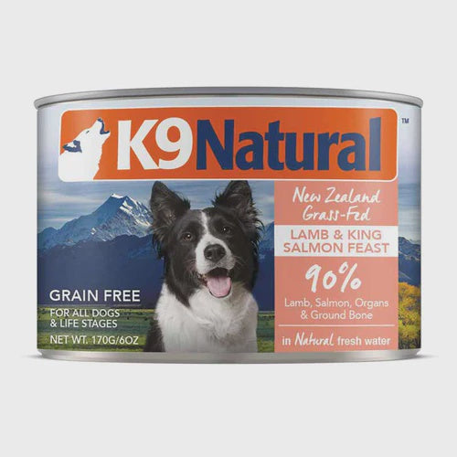 K9 Natural Can Lamb & King Salmon Feast 170g