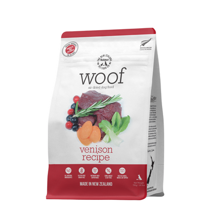 NZ Natural Pet Food Co. Woof Treat Air-Dried Venison 100g