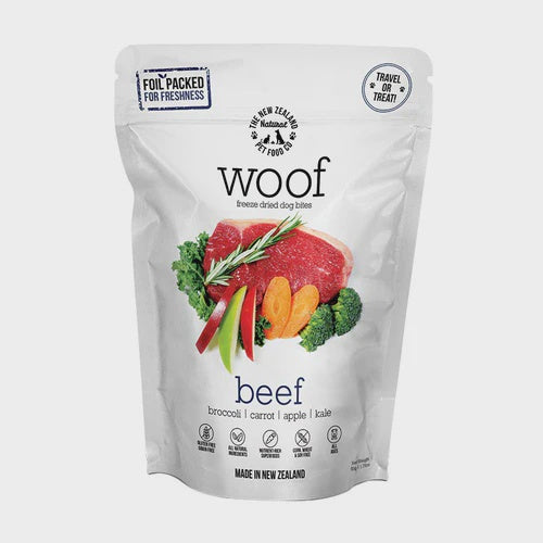 NZ Natural Pet Food Co. Woof Treat Freeze-Dried Beef 50g