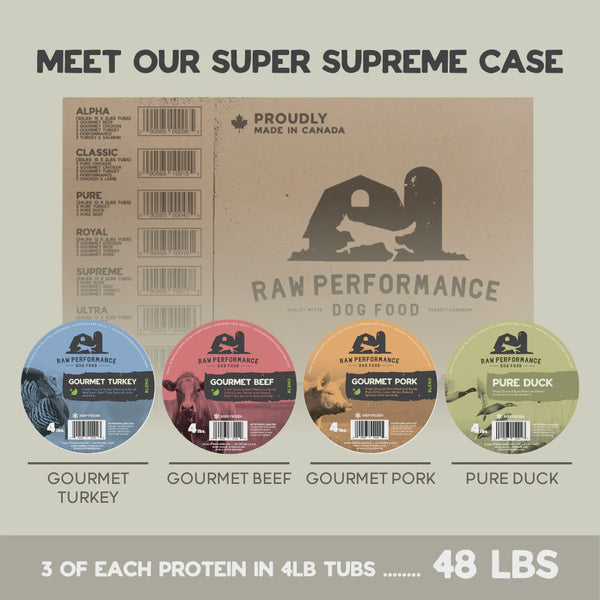 Raw Performance Variety Supreme 48lb (12x4lb)