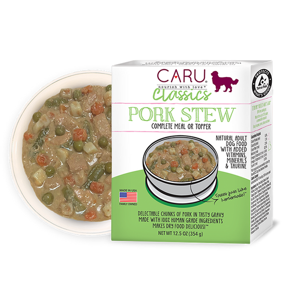 Caru Classics Dog Pork Stew 12.5oz