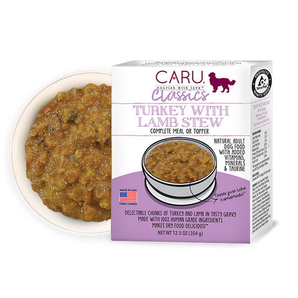 Caru Classics Dog Turkey and Lamb Stew 12.5oz