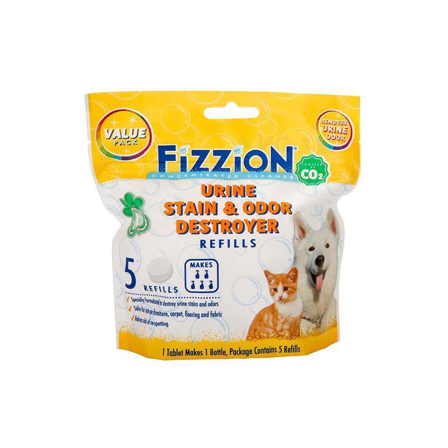 Fizzion Pet Stain & Odor Remover - 23oz Spray Bottle With 2 Refill Tablets