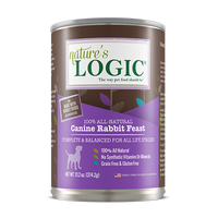 Nature's Logic Dog Rabbit 13oz