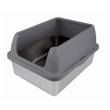 All For Paws Stainless Steel Enclosed Litter Box