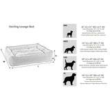 Bowsers Bed 'Sterling Lounge' Charcoal