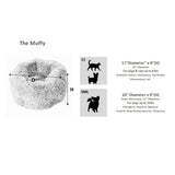 Bowsers Bed 'The Muffy' - Silver Fox