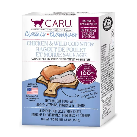 Caru Classics Cat Chicken & Wild Cod Stew 5.5oz