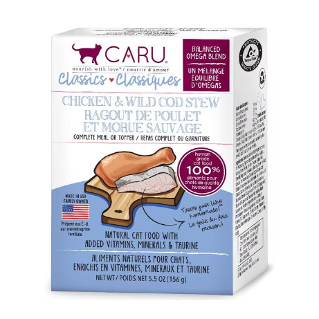Caru Classics Cat Chicken & Wild Cod Stew 5oz