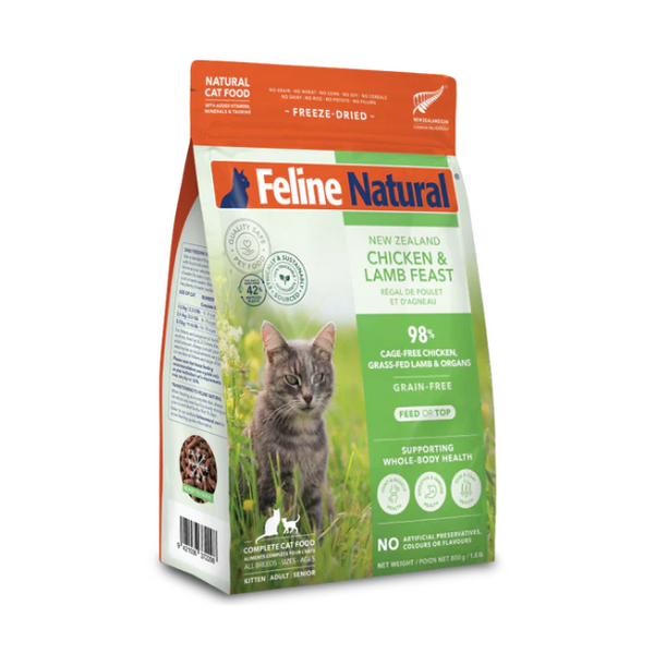 Feline Natural Chicken & Lamb Feast 800g