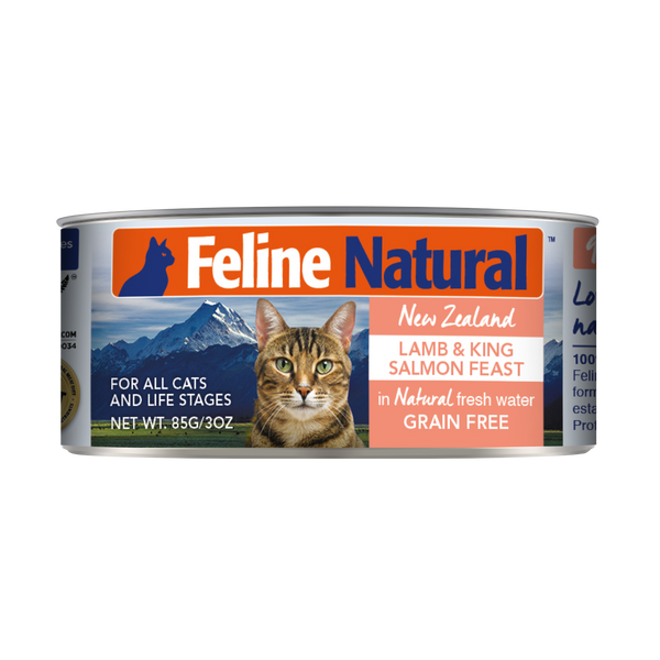 Feline Natural Lamb & King Salmon 85g