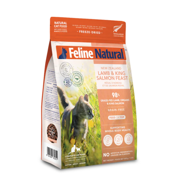 Feline Natural Lamb & King Salmon Feast 800g