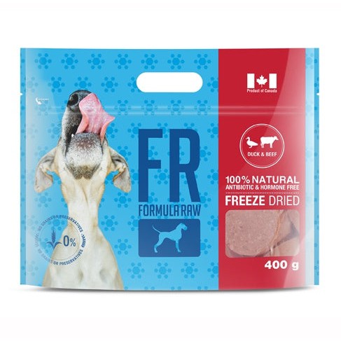 Formula Raw Dog Freeze-Dried Duck & Beef 400g