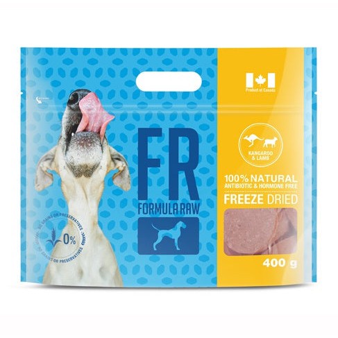 Formula Raw Dog Freeze-Dried Kangaroo & Lamb 400g