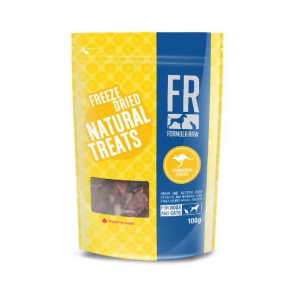 Formula Raw Treat Freeze-Dried Kangaroo Strips 100g