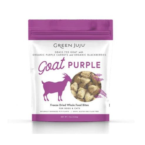 Green Juju Whole-food Freeze-dried Bites Goat Purple  7.5oz