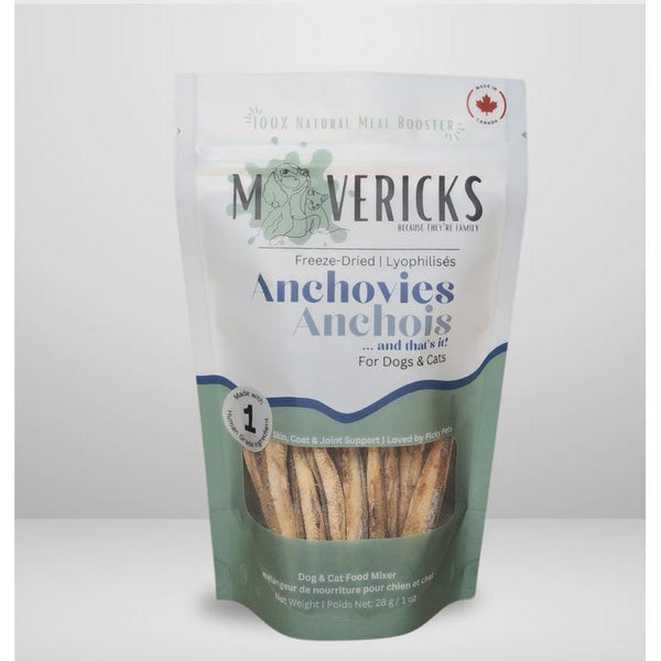 Mavericks  Treats Freeze Dried Anchovies 28g