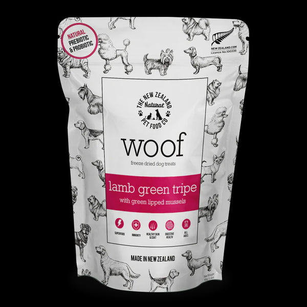 NZ Natural Pet Food Co. Woof Lamb Green Tripe 40g