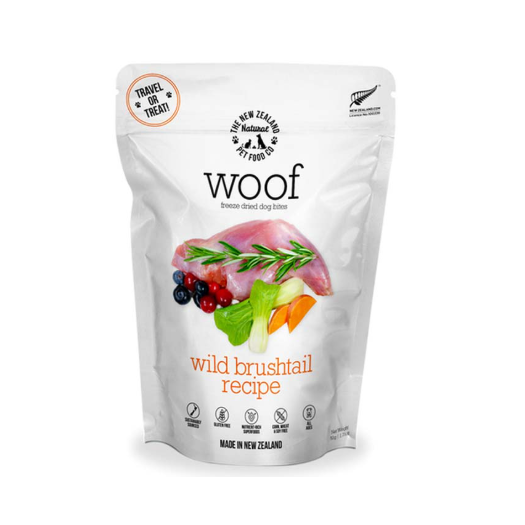 NZ Natural Pet Food Co. Woof Treat Freeze-Dried Brushtail 50g