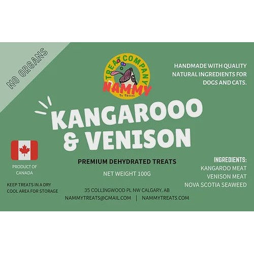 Nammy Treats Kangaroo & Venison 100g