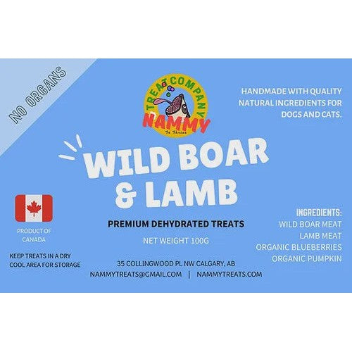 Nammy Treats Wild Boar & Lamb 100g
