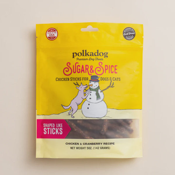 Polkadog Holiday Pouch: Sugar & Spice 5oz