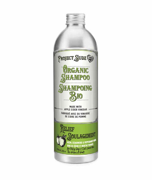 Project Sudz Liquid Shampoo for Dogs & Cats - Relief w/ Neem, Cedar & Peppermint 296ml