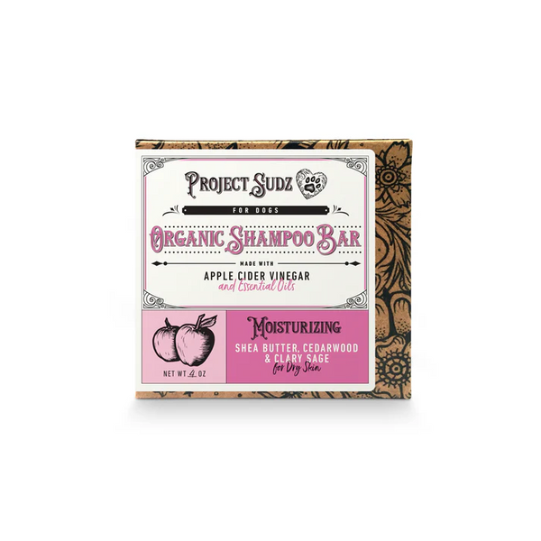 Project Sudz Shampoo Bar for Dogs - Moisturizing  w/ Cedarwood & Shea Butter 113g