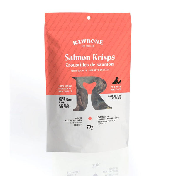 RawBone Salmon Krisps 75g