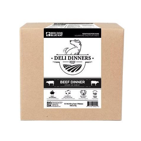Red Dog Blue Kat Deli Dinner Beef Case of 6 (6x1lb)