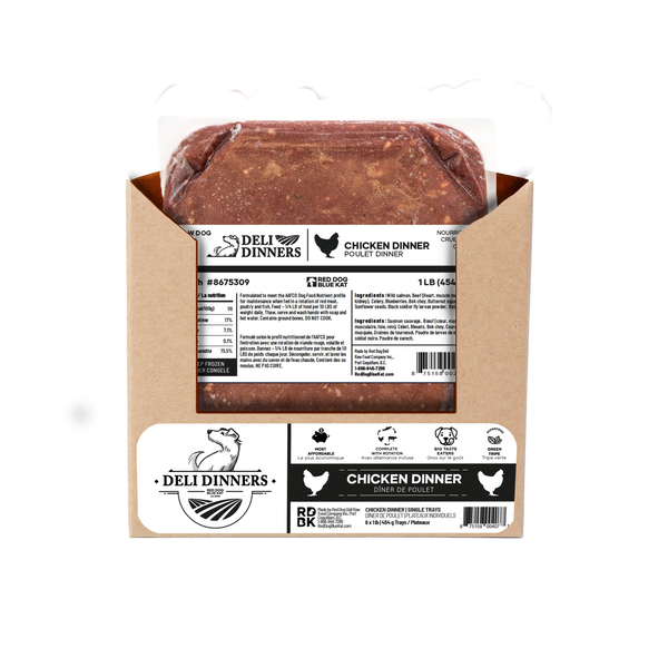 Red Dog Blue Kat Deli Dinner Chicken - Individual 1lb