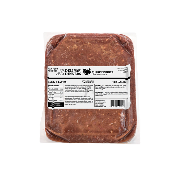Red Dog Blue Kat Deli Dinner Turkey - Individual 1lb