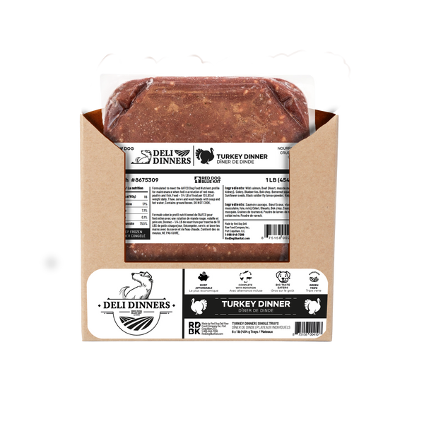Red Dog Blue Kat Deli Dinner Turkey - Individual 1lb