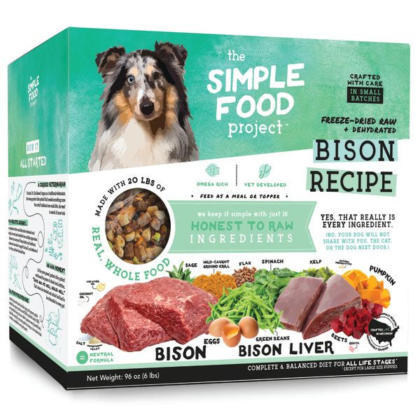 Simple Food Project Dog Bison Recipe