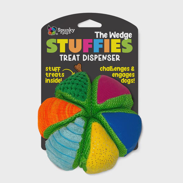Spunky Pup  Stuffies Treat Dispenser The Wedge