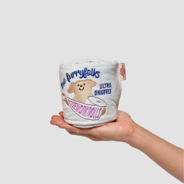 The Furryfolks Toilet Paper Nosework Toy
