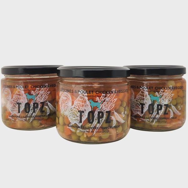 Topz Chunky Chicken & Veggies Bone Broth 8.5 oz