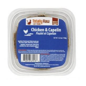 Totally Raw Cat Chicken & Capelin 5.5oz