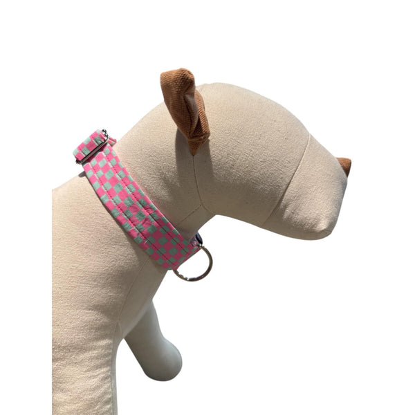 Triple Threads Collar Flashcheck Pink