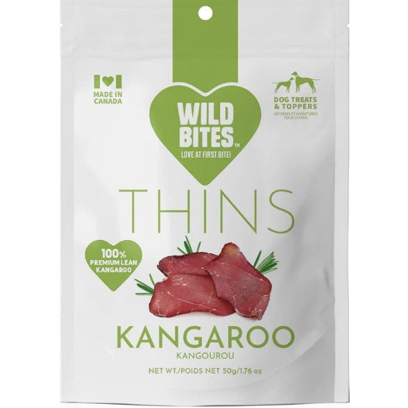 Wild Bites Kangaroo Thins 50g