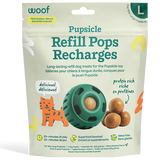 Woof Pet Dog Pupsicle Pops Chicken & Peanut Butter Large