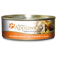 Applaws Cat Chicken Breast with Pumpkin in Broth 156g