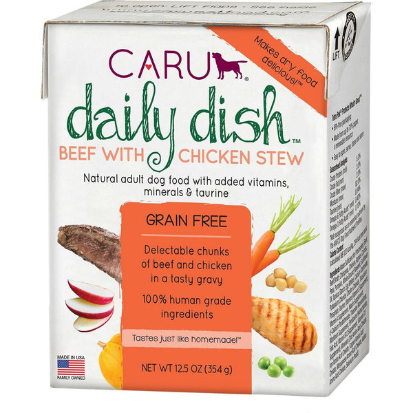 Caru Daily Dish Dog Beef & Chicken Stew 12.5oz