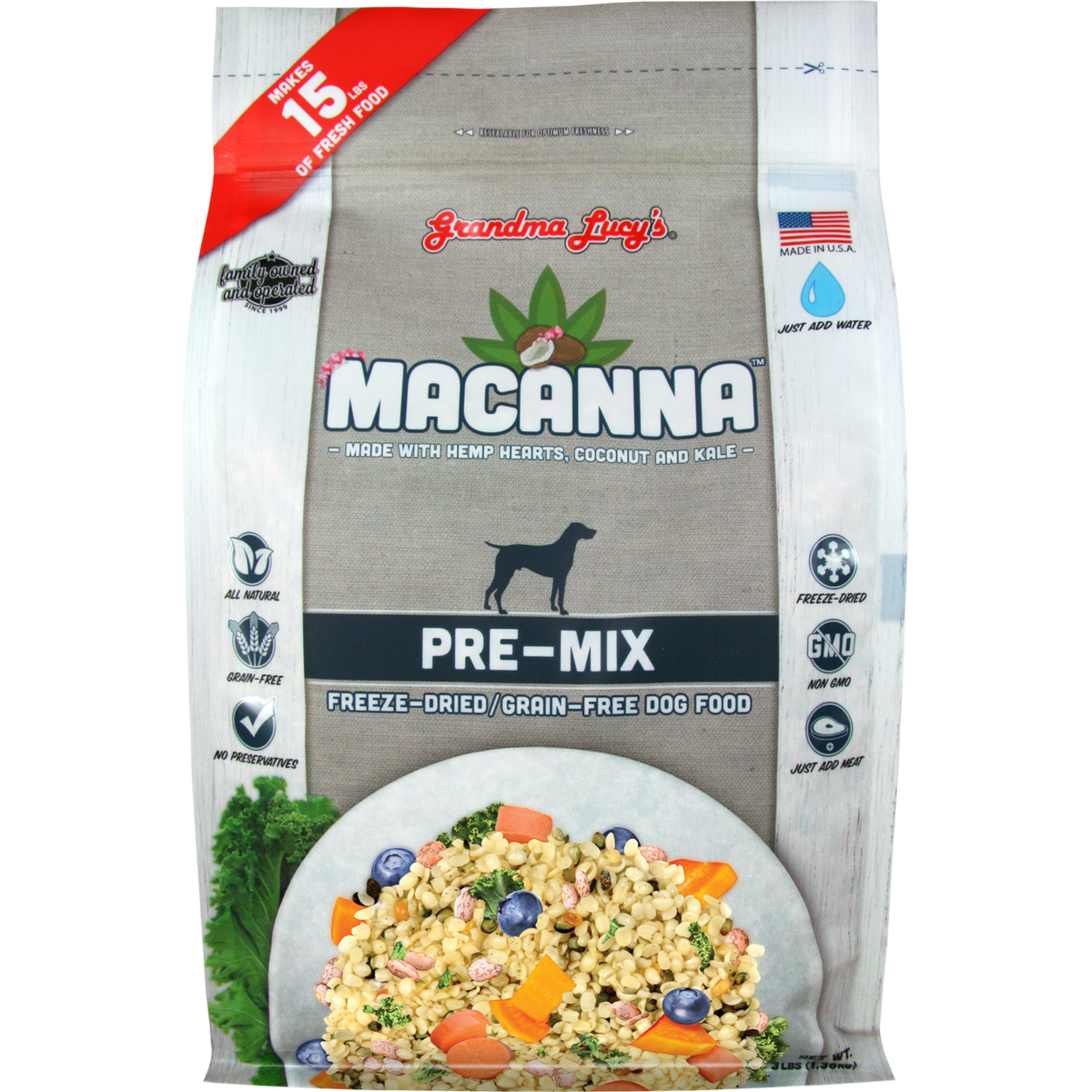 Grandma Lucy's Macanna Premix 3lb – Metro Pet Unleashed