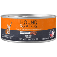 Hound & Gatos Cat 98% Beef 5.5oz
