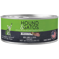 Hound & Gatos Cat 98% Lamb & Liver  5.5oz