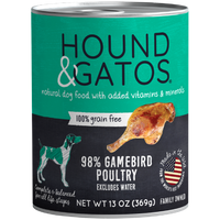 Hound & Gatos Dog 98% Gamebird Poultry 13oz