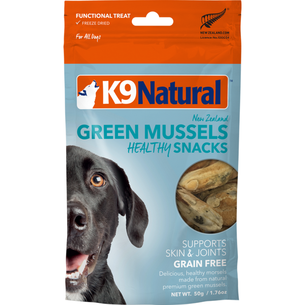 K9 Natural Green Lipped Mussels 50g