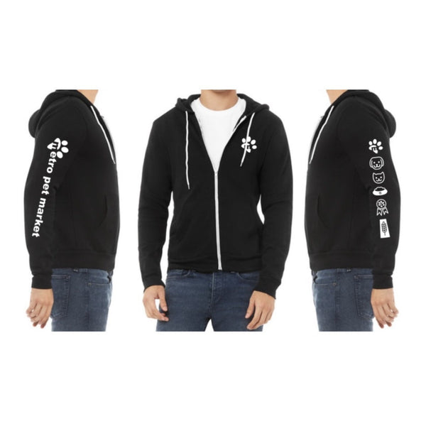 Metro Pet Market Unisex Zip Hoodie 2021